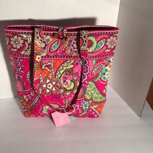 NWT Vera Bradley Pink Swirls Tote Bag